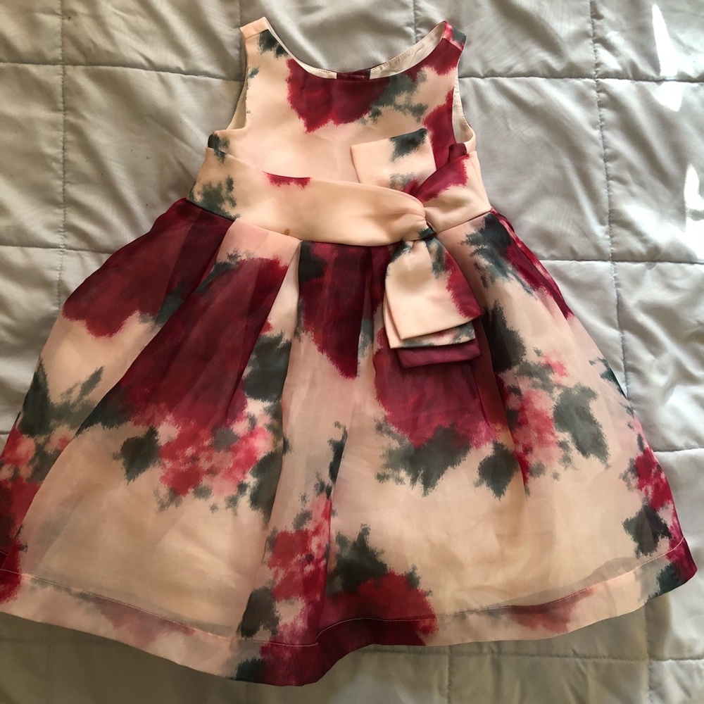 Janie & Jack Floral Organza Dress